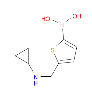 (5-((Cyclopropylamino)methyl)thiophen-2-yl)boronic acid