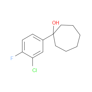 1-(3-chloro-4-fluorophenyl)cycloheptanol