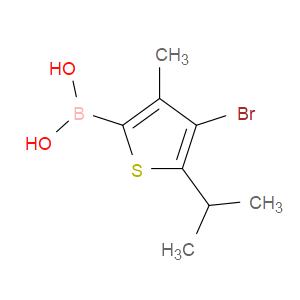 (4-Bromo-5-isopropyl-3-methylthiophen-2-yl)boronic acid