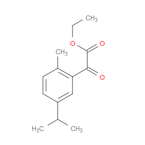ethyl 2-(5-isopropyl-2-methylphenyl)-2-oxoacetate