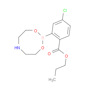 Propyl 4-chloro-2-(1,3,6,2-dioxazaborocan-2-yl)benzoate