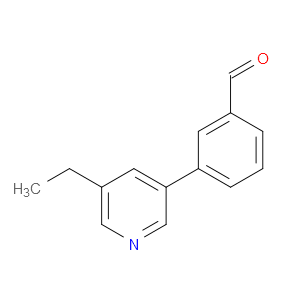 3-(5-ethylpyridin-3-yl)benzaldehyde