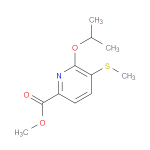 methyl 6-isopropoxy-5-(methylthio)picolinate
