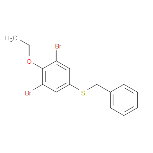 benzyl(3,5-dibromo-4-ethoxyphenyl)sulfane