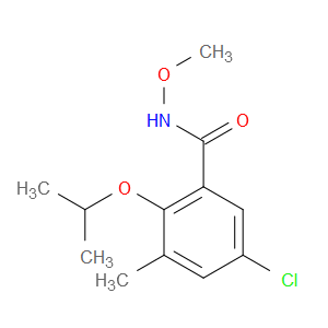 5-chloro-2-isopropoxy-N-methoxy-3-methylbenzamide