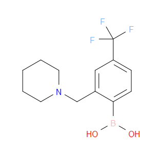 (2-(Piperidin-1-ylmethyl)-4-(trifluoromethyl)phenyl)boronic acid
