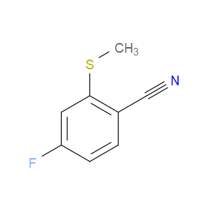 4-fluoro-2-(methylthio)benzonitrile