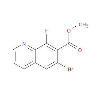 methyl 6-bromo-8-fluoroquinoline-7-carboxylate