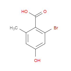 2-bromo-4-hydroxy-6-methylbenzoic acid