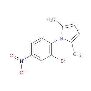 1-(2-bromo-4-nitrophenyl)-2,5-dimethyl-1H-pyrrole