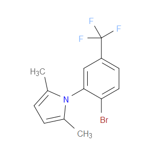 1-(2-bromo-5-(trifluoromethyl)phenyl)-2,5-dimethyl-1H-pyrrole