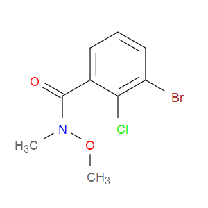 3-bromo-2-chloro-N-methoxy-N-methylbenzamide