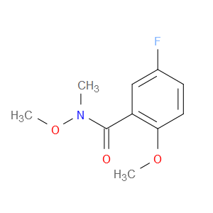 5-fluoro-N,2-dimethoxy-N-methylbenzamide