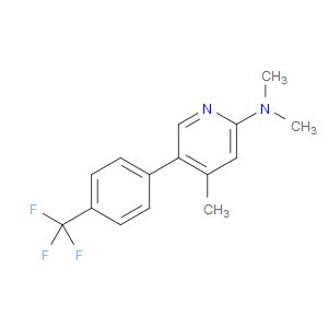 N,N,4-trimethyl-5-(4-(trifluoromethyl)phenyl)pyridin-2-amine