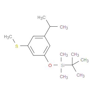 tert-butyl(3-isopropyl-5-(methylthio)phenoxy)dimethylsilane