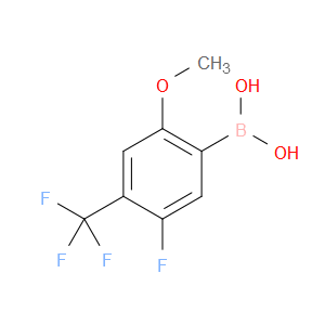 (5-fluoro-2-methoxy-4-(trifluoromethyl)phenyl)boronic acid