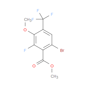 methyl 6-bromo-2-fluoro-3-methoxy-4-(trifluoromethyl)benzoate