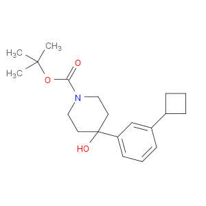 tert-butyl 4-(3-cyclobutylphenyl)-4-hydroxypiperidine-1-carboxylate