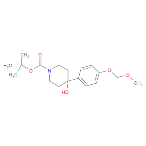 tert-butyl 4-hydroxy-4-(4-(methoxymethoxy)phenyl)piperidine-1-carboxylate