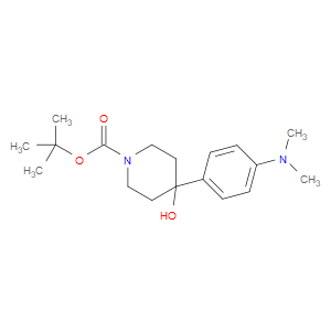 tert-butyl 4-(4-(dimethylamino)phenyl)-4-hydroxypiperidine-1-carboxylate