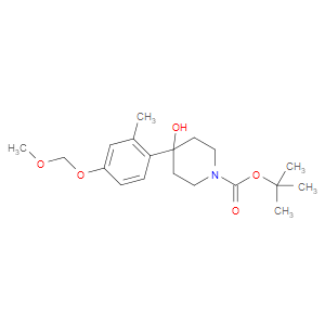tert-butyl 4-hydroxy-4-(4-(methoxymethoxy)-2-methylphenyl)piperidine-1-carboxylate