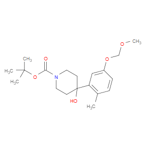 tert-butyl 4-hydroxy-4-(5-(methoxymethoxy)-2-methylphenyl)piperidine-1-carboxylate