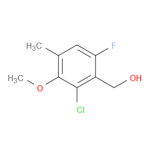 (2-chloro-6-fluoro-3-methoxy-4-methylphenyl)methanol