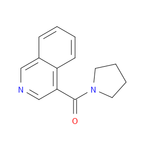 isoquinolin-4-yl(pyrrolidin-1-yl)methanone