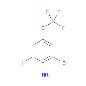 2-bromo-6-iodo-4-(trifluoromethoxy)aniline