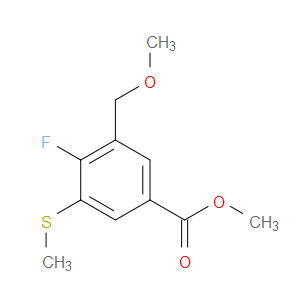 methyl 4-fluoro-3-(methoxymethyl)-5-(methylthio)benzoate