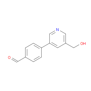 4-(5-(hydroxymethyl)pyridin-3-yl)benzaldehyde