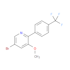 5-bromo-3-methoxy-2-(4-(trifluoromethyl)phenyl)pyridine