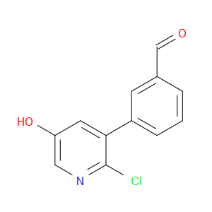 3-(2-chloro-5-hydroxypyridin-3-yl)benzaldehyde
