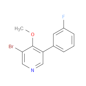 3-bromo-5-(3-fluorophenyl)-4-methoxypyridine