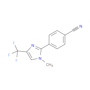 4-(1-methyl-4-(trifluoromethyl)-1H-imidazol-2-yl)benzonitrile