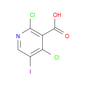 2,4-Dichloro-5-iodo-3-pyridinecarboxylic acid