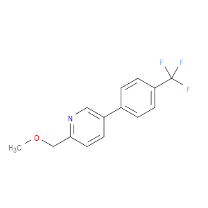 2-(methoxymethyl)-5-(4-(trifluoromethyl)phenyl)pyridine