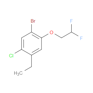 1-bromo-5-chloro-2-(2,2-difluoroethoxy)-4-ethylbenzene