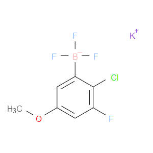 potassium (2-chloro-3-fluoro-5-methoxyphenyl)trifluoroborate