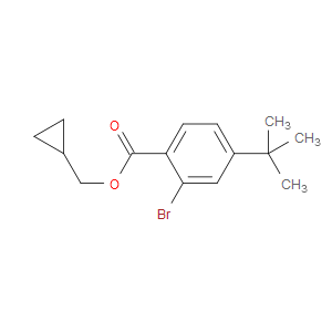 cyclopropylmethyl 2-bromo-4-(tert-butyl)benzoate