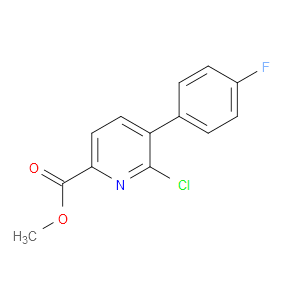 methyl 6-chloro-5-(4-fluorophenyl)picolinate