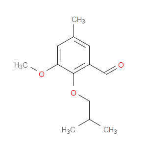 2-isobutoxy-3-methoxy-5-methylbenzaldehyde