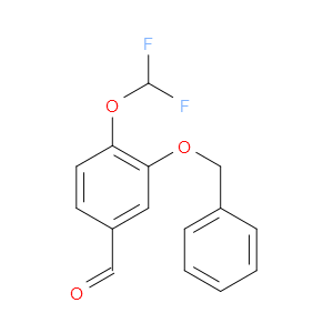 3-(benzyloxy)-4-(difluoromethoxy)benzaldehyde