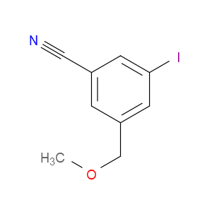 3-iodo-5-(methoxymethyl)benzonitrile