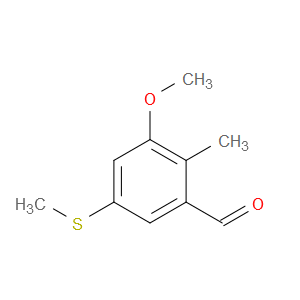 3-methoxy-2-methyl-5-(methylthio)benzaldehyde