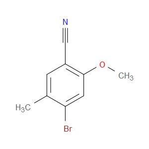 4-bromo-2-methoxy-5-methylbenzonitrile