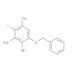 1-(benzyloxy)-2-bromo-4-fluoro-3,5-dimethylbenzene