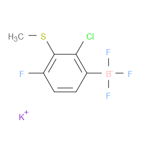 potassium (2-chloro-4-fluoro-3-(methylthio)phenyl)trifluoroborate