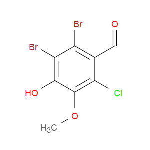 2,3-Dibromo-6-chloro-4-hydroxy-5-methoxybenzaldehyde