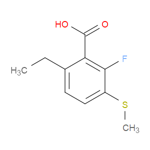 6-ethyl-2-fluoro-3-(methylthio)benzoic acid